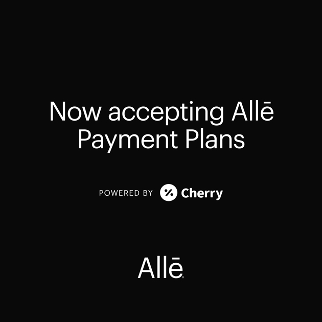 Now accepting Alle Payment Plans: Powered by Cherry